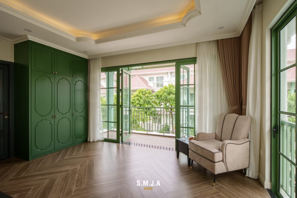 Thi công biệt thự Indochine đẹp chuẩn