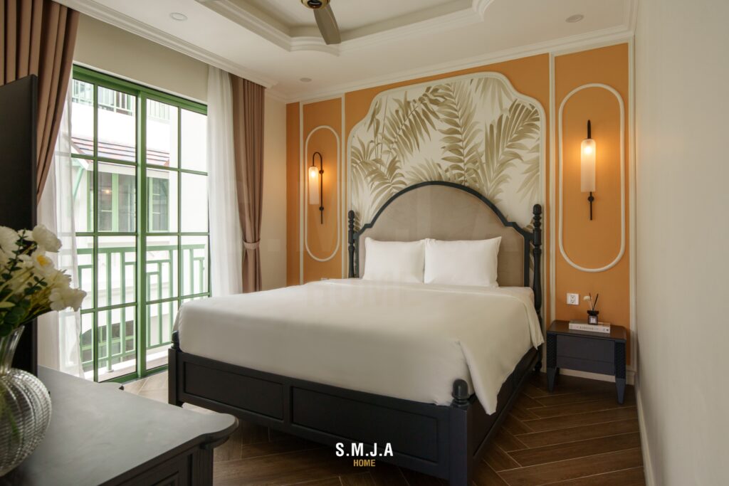 Thi công biệt thự Indochine đẹp chuẩn