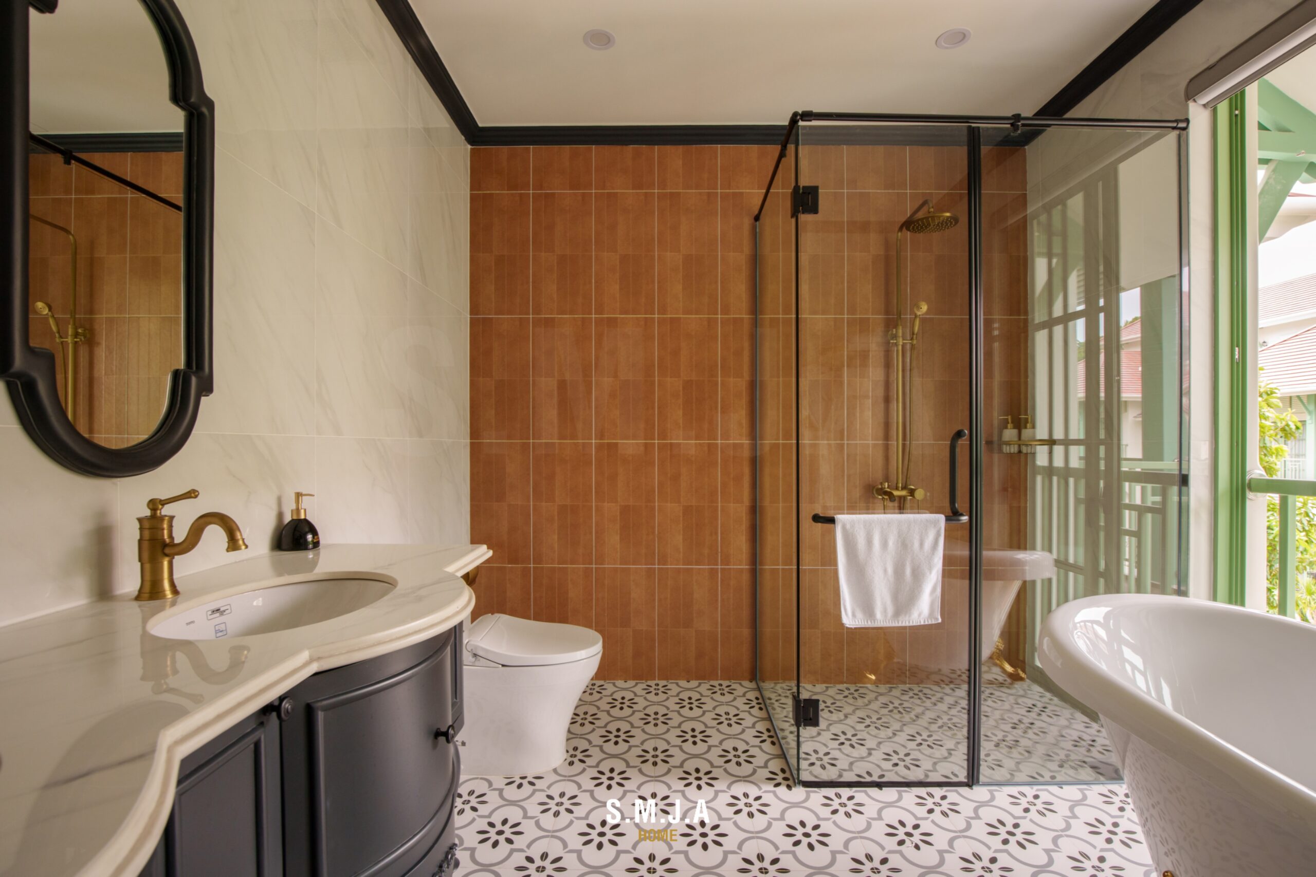 Thi công biệt thự Indochine đẹp chuẩn