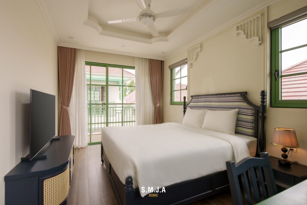 Thi công biệt thự Indochine đẹp chuẩn