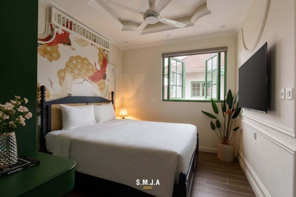 Thi công biệt thự Indochine đẹp chuẩn