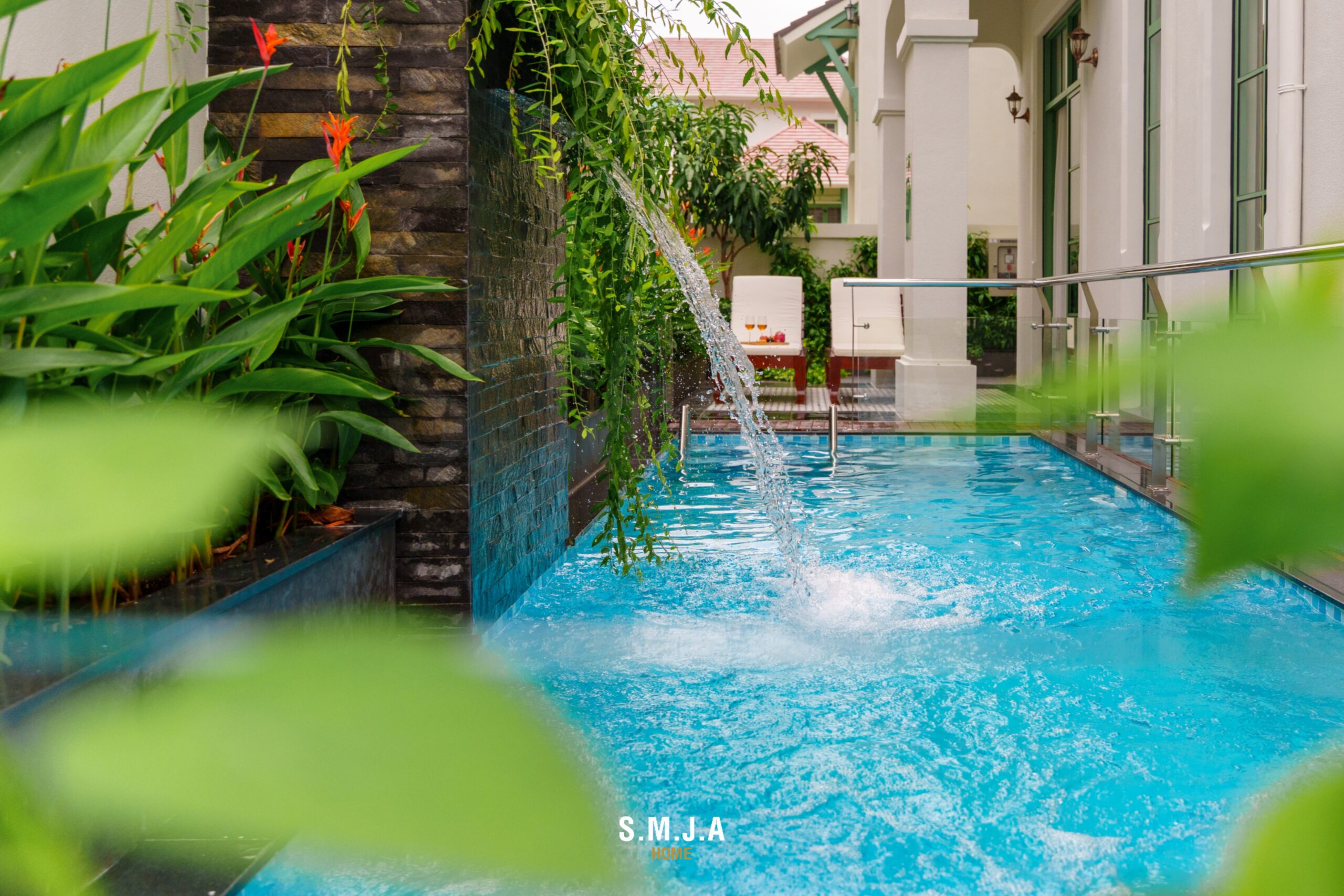 Thi công biệt thự Indochine đẹp chuẩn