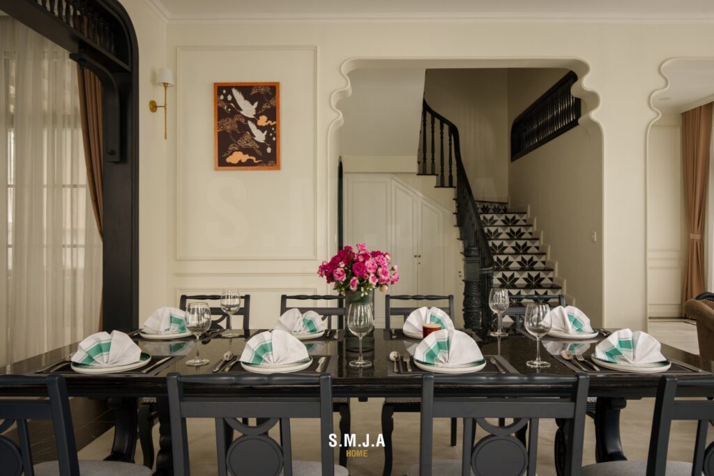 Thi công biệt thự Indochine đẹp chuẩn