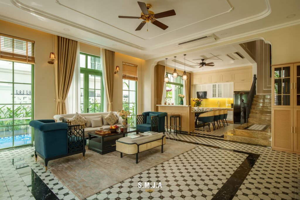 Thiết kế thi công nội thất biệt thự Sun Tropical Village Phú Quốc