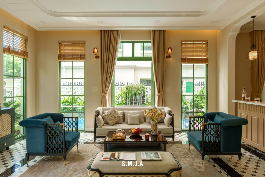 Thiết kế thi công nội thất biệt thự Sun Tropical Village Phú Quốc