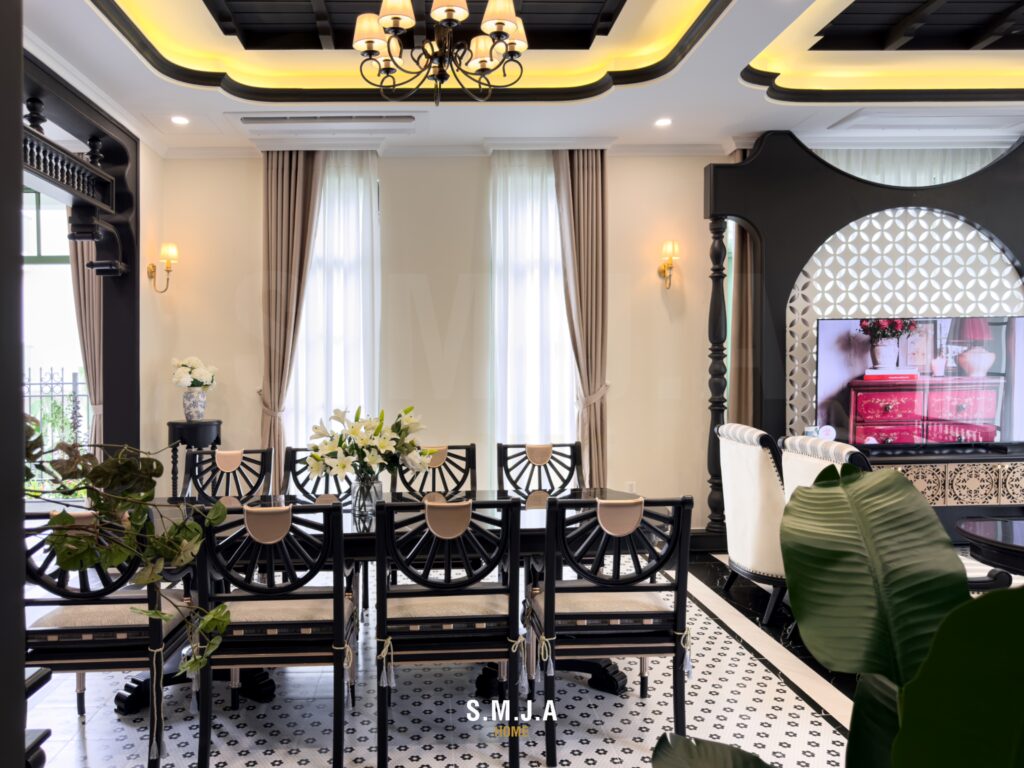 Thiết kế thi công nội thất biệt thự phong cách Indochine