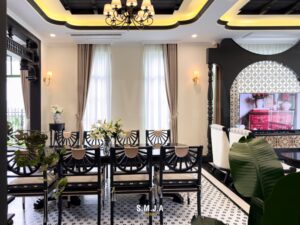 Thiết kế thi công nội thất biệt thự phong cách Indochine