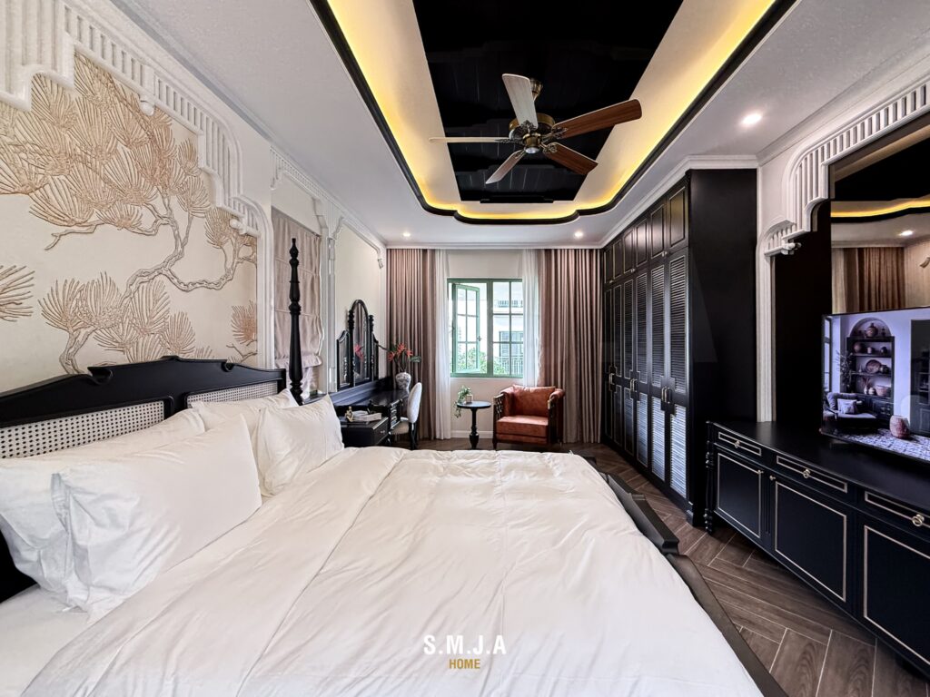 Thiết kế thi công nội thất biệt thự phong cách Indochine