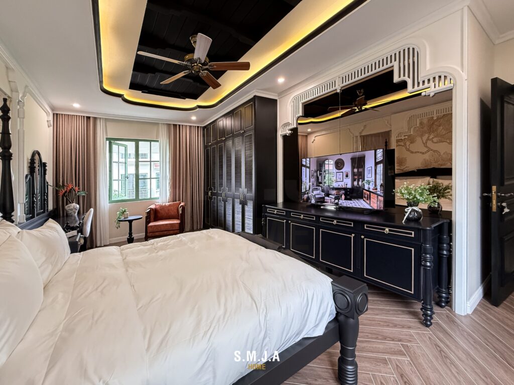 Thiết kế thi công nội thất biệt thự phong cách Indochine