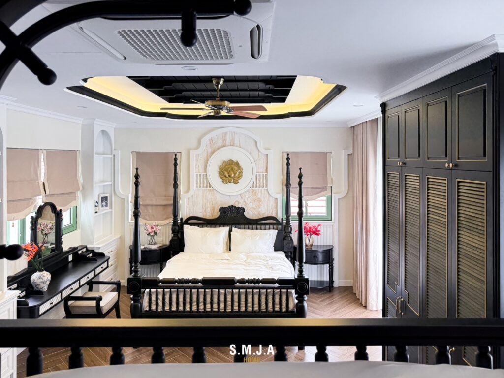 Thiết kế thi công nội thất biệt thự phong cách Indochine