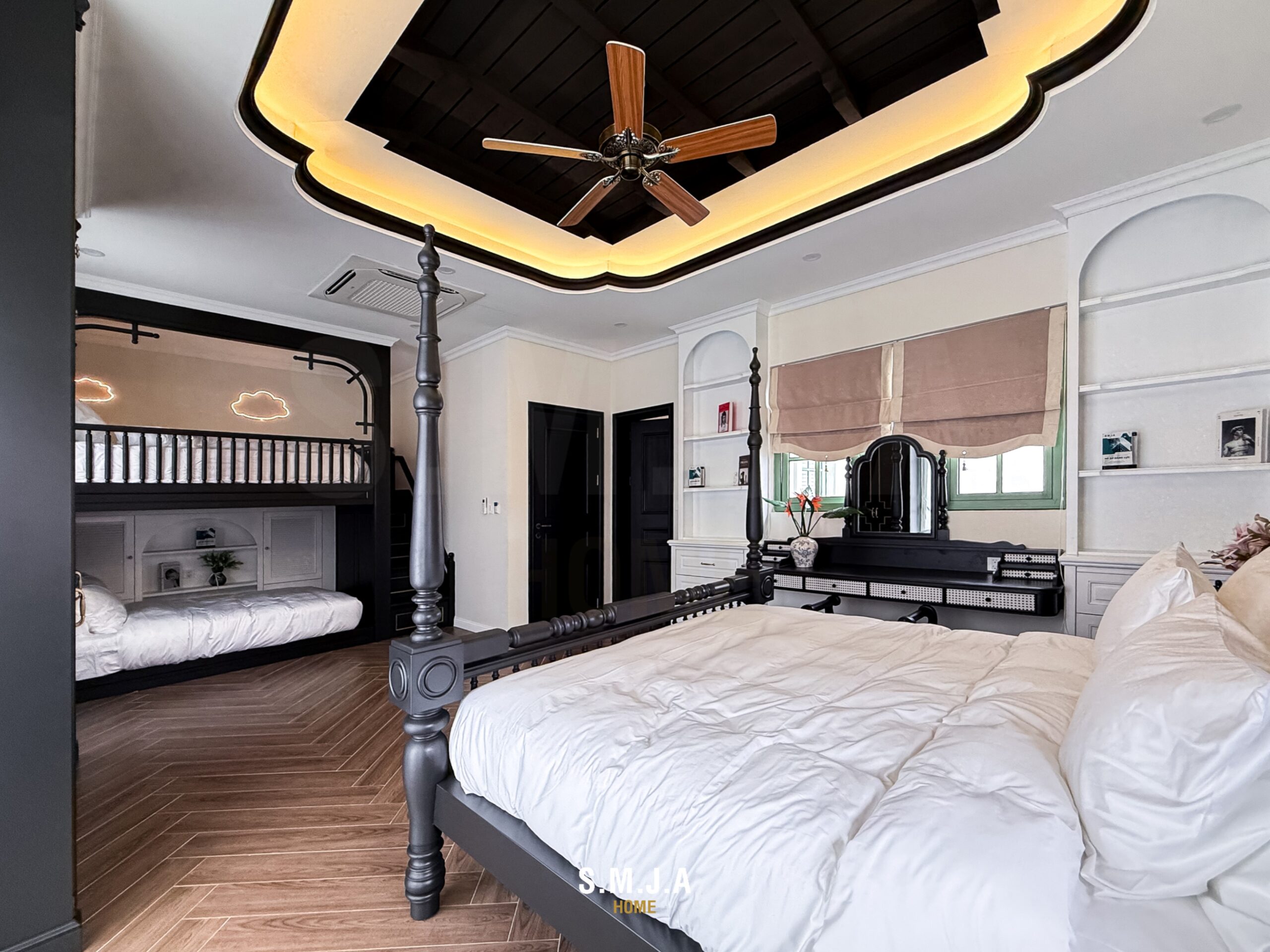 Thiết kế thi công nội thất biệt thự phong cách Indochine