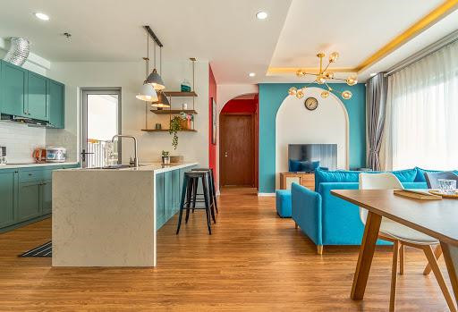  Căn hộ chung cư phong cách thiết kế nội thất Colour Block