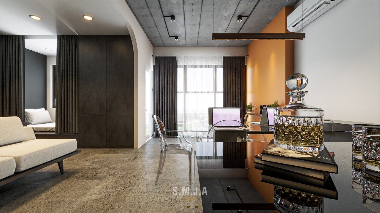 thiết kế nội thất căn hộ Đảo Kim Cương hiện đại, phóng khoáng