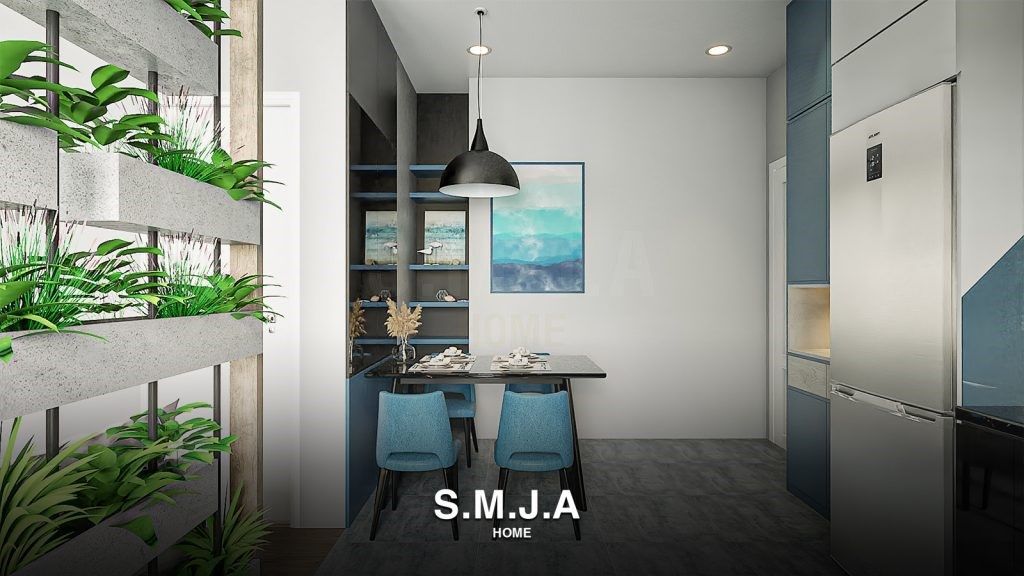 Thiết kế nội thất căn hộ Mường Thanh đẹp ngỡ ngàng với yếu tố cây xanh