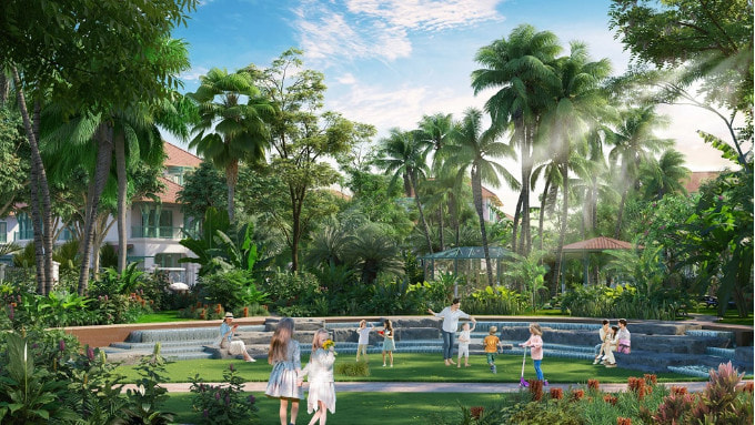 Không gian dự án biệt thự Sun Tropical Village Phú Quốc đẹp ngỡ ngàng