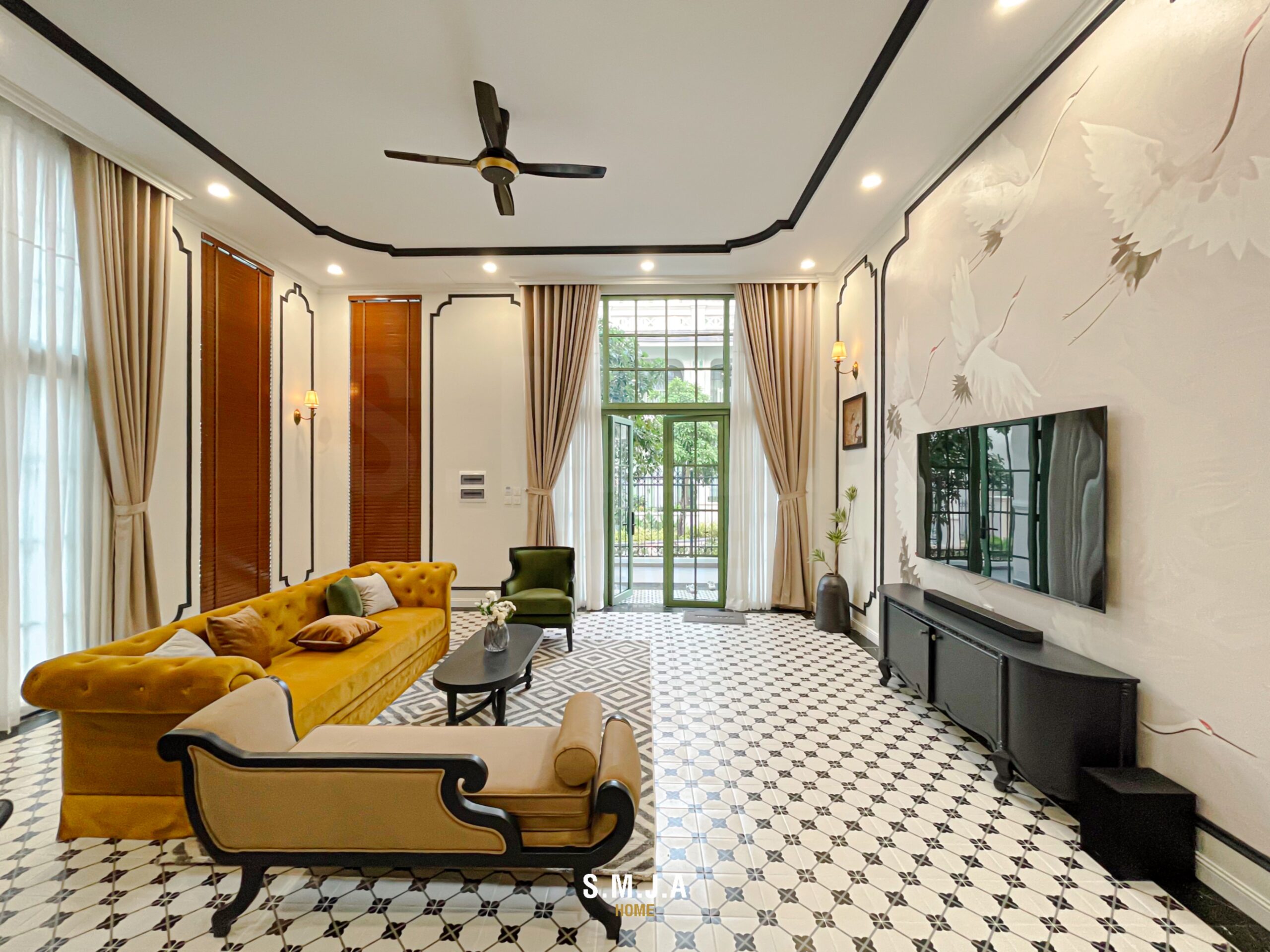 Thiết kế thi công biệt thự Indochine