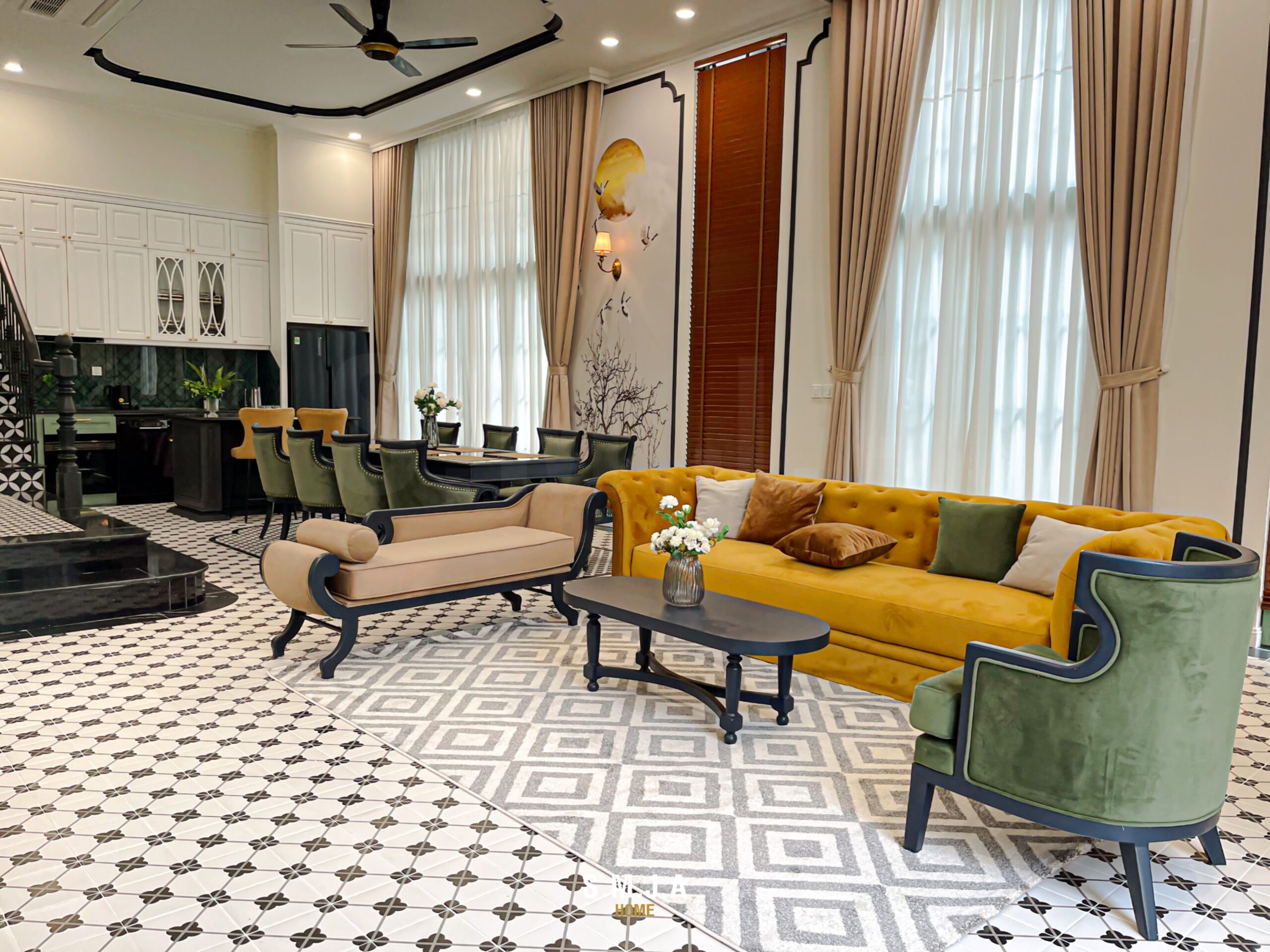 Thiết kế thi công biệt thự Indochine