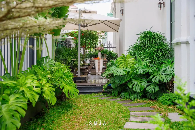 Thi công biêt thự phong cách Tropical tại Phú Quốc