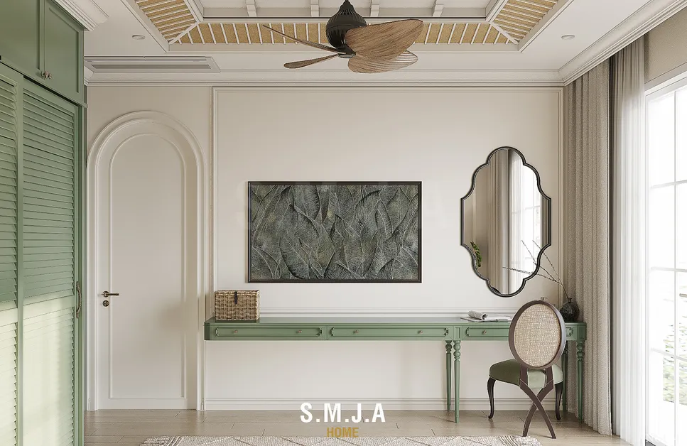 <span style="font-family: tahoma, arial, helvetica, sans-serif;">Lựa chọn sàn gỗ nền hài hòa với nội thất bên trong căn phòng không quá đậm hoặc quá sáng</span>