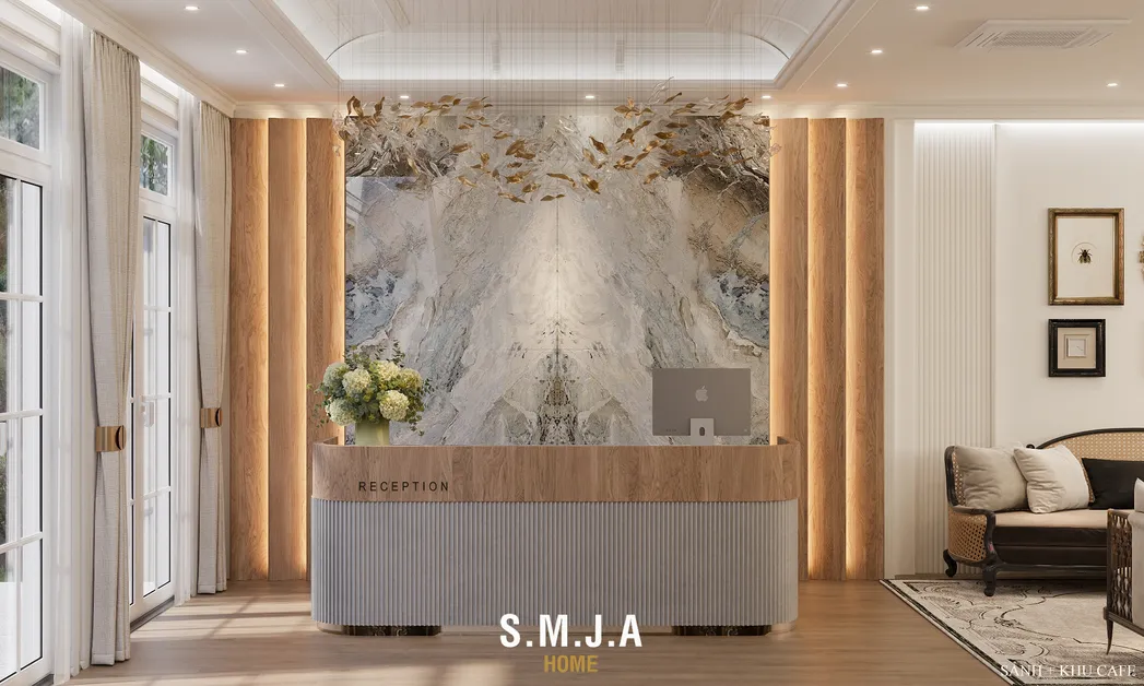 Sự kết hợp giữa vật liệu truyền thống và tinh thần nghỉ dưỡng hiện đại